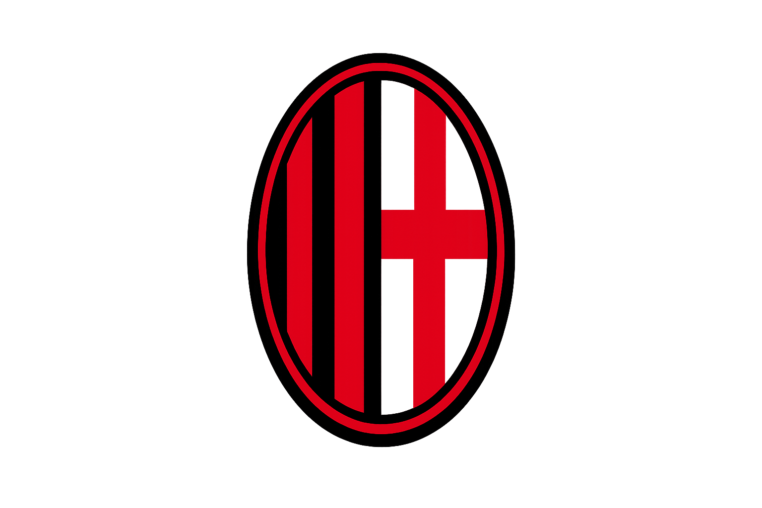AC Milan crest - Serie A club badge