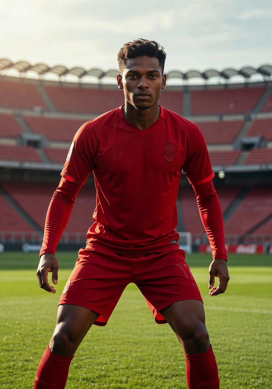 Rafael Leao portrait - AC Milan winger and creative force