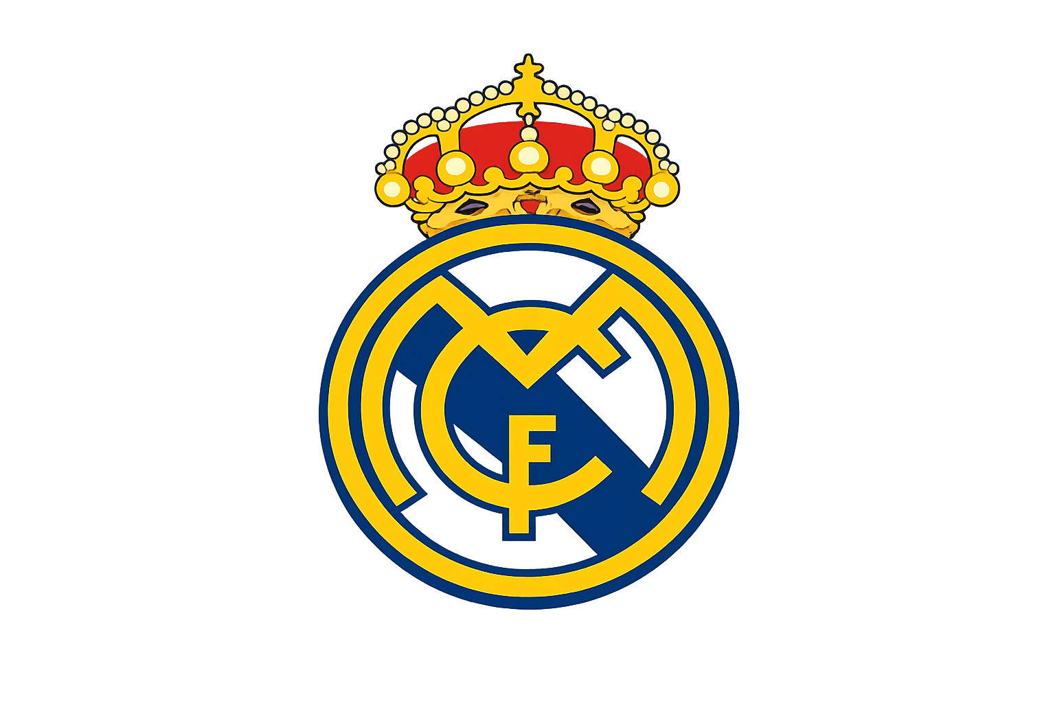 Real Madrid CF crest - La Liga club badge